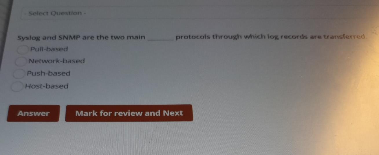 firewall service is John thinking of implementing? Circuit level gateway Application level