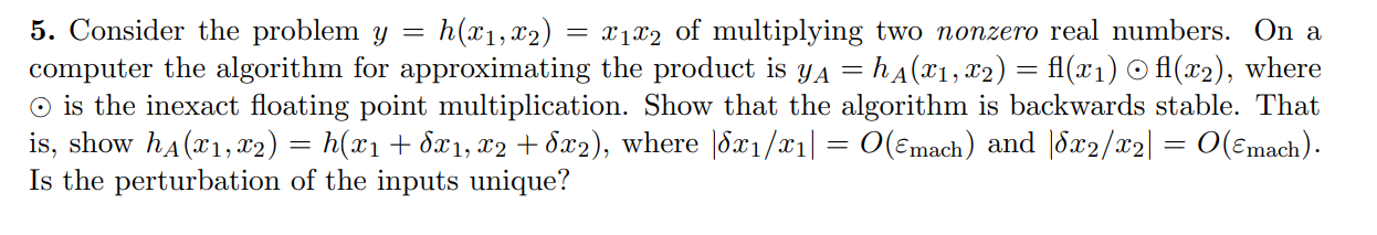  5. Consider the problem y = h(21, X2) = X182 of