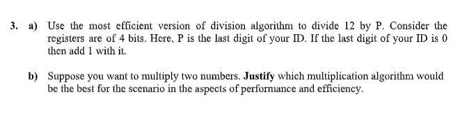 *please do it as soon as possible 3. a) Use the