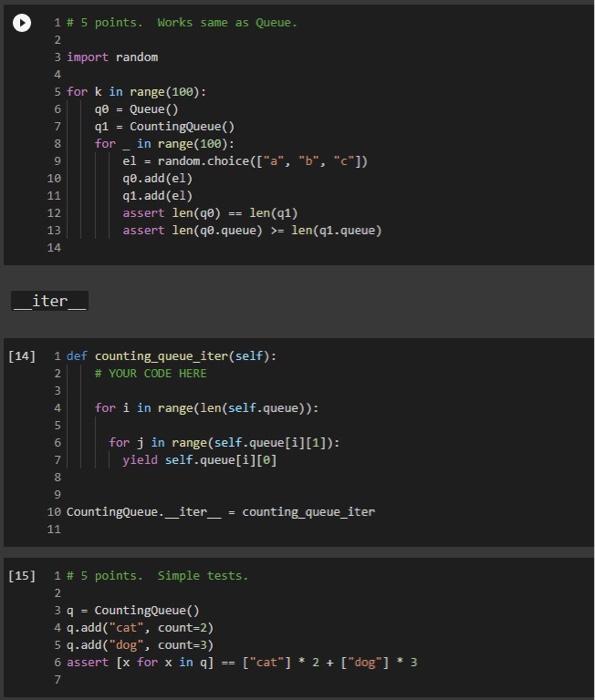 # YOUR CODE HERE 3 a = @ 4 5 for i