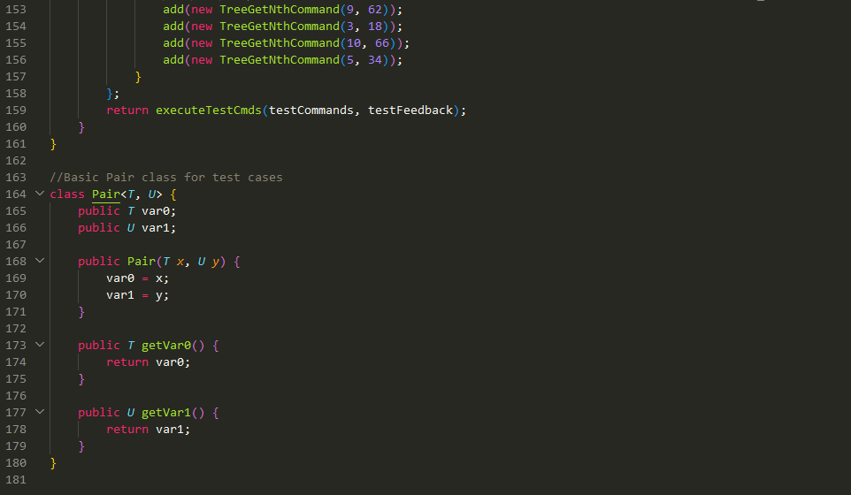 top of the coding window. The BSTNode class has private fields for