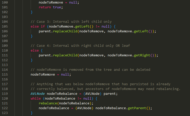 added along with overridden methods, if desired. Hint: Consider an updateSubtreeKeyCount 0