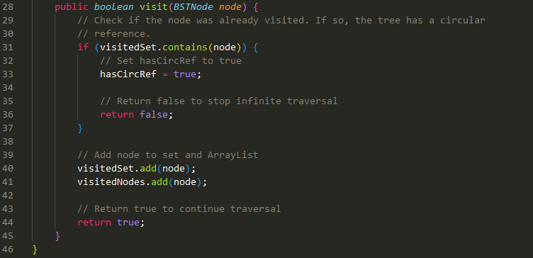 correct subtree counts at each node. Step 5: Run tests in develop
