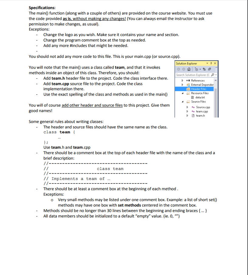 a text file General Description Write an application that allows the user