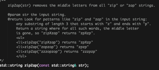  This is all in C++, I need to write these functions,