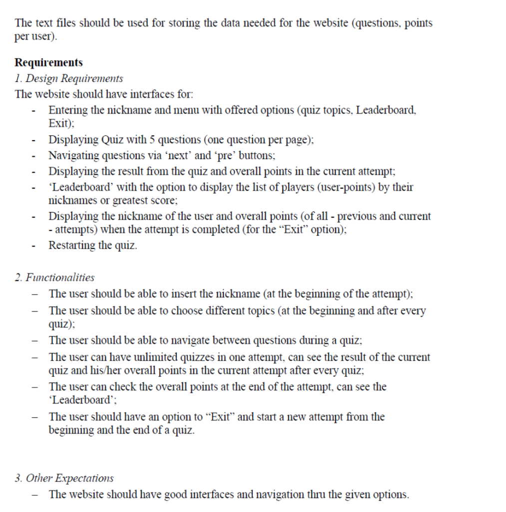 In this assignment, you will need to develop a website, "Singapore General