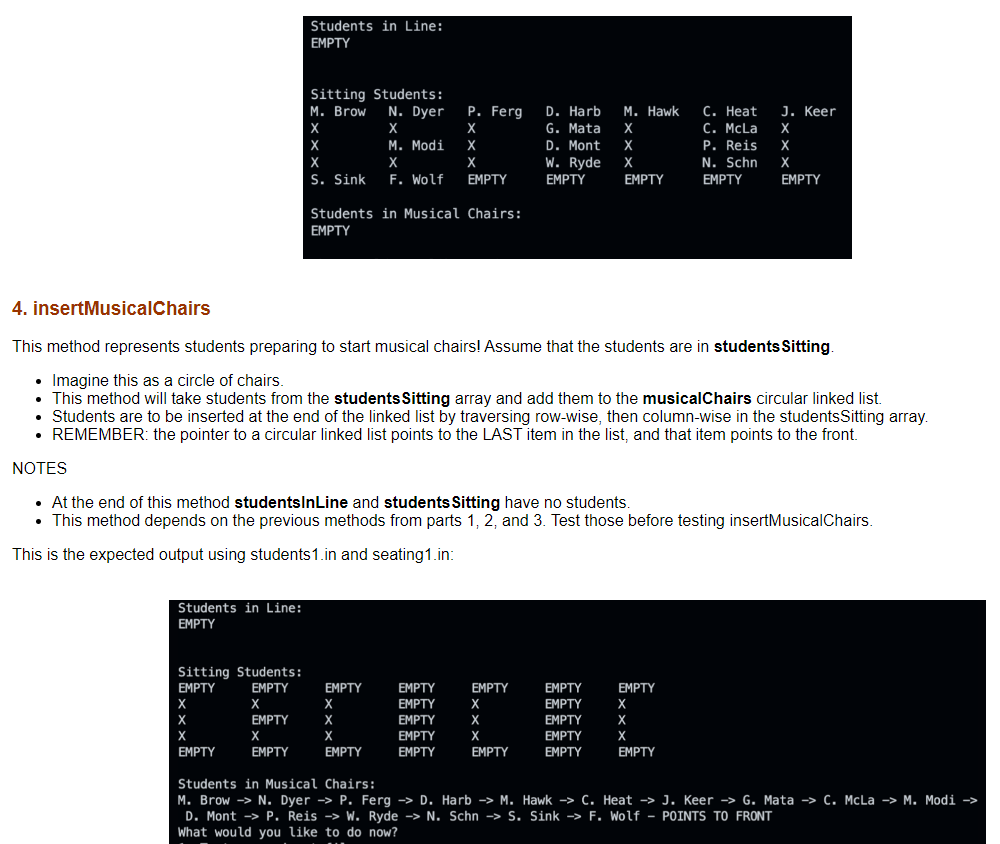 node. Thank you! Coding files: Classroom.java package kindergarten; /** * This class