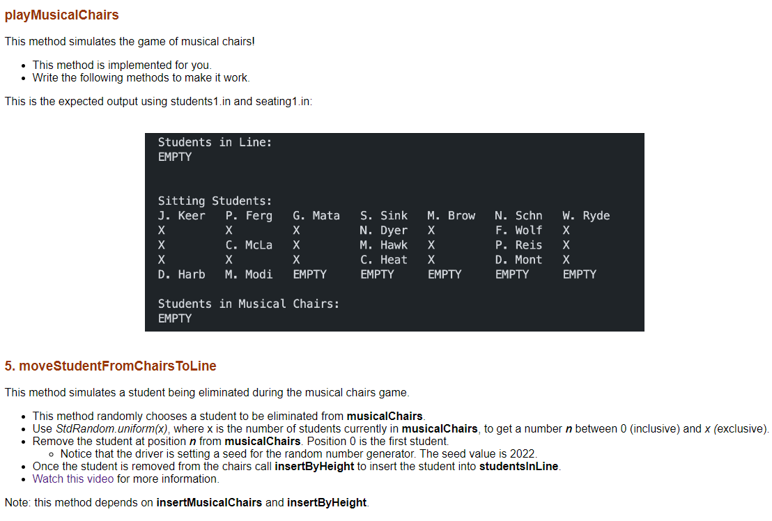 represents a Classroom, with: * - an SNode instance variable for students