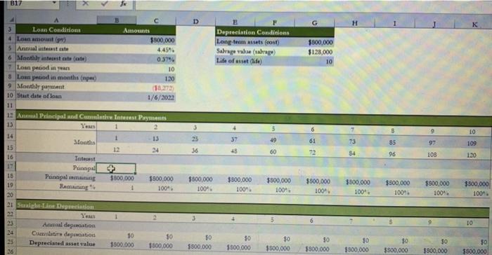 function to calculate the cumulative principal paid for Year 1 (payment 1