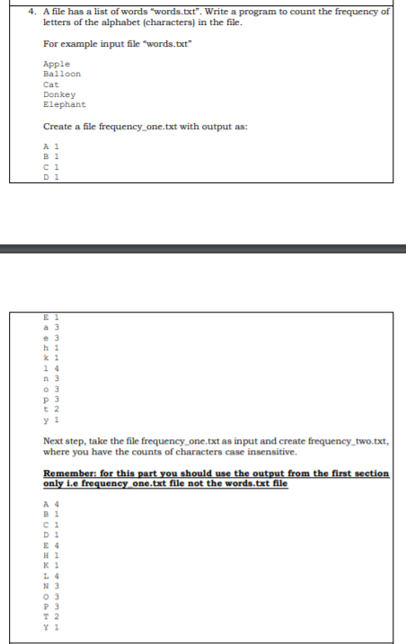 Usee C++ to solve the problem in the image below. 4. A