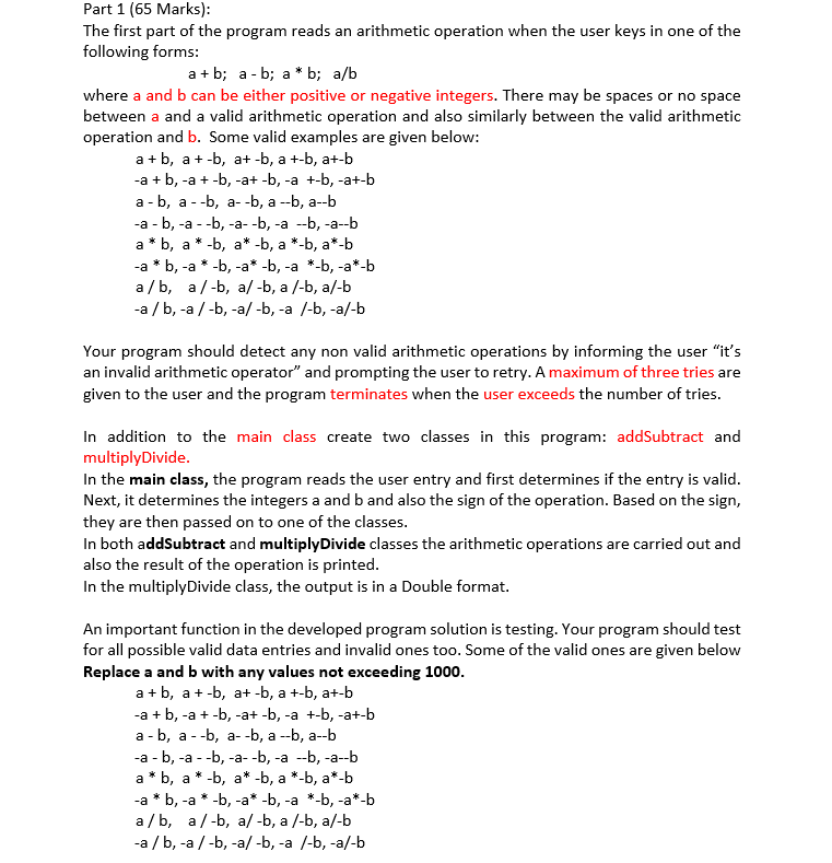  Write Java code For this assignment This assignment consists of two