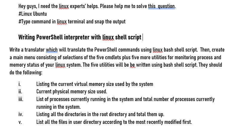 Hey guys, I need the linux experts' helps. Please help me