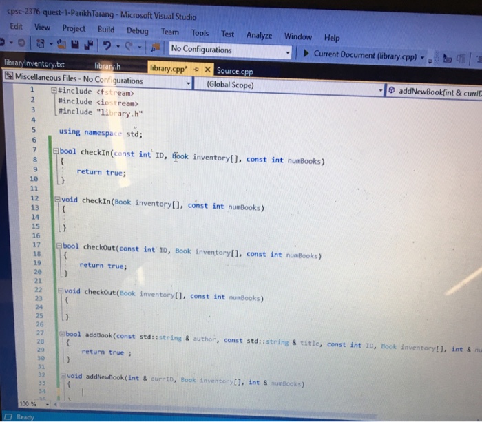}; MainMenu choice = MainMenu::NA; while (choice != MainMenu::quit) { system("CLS"); choice