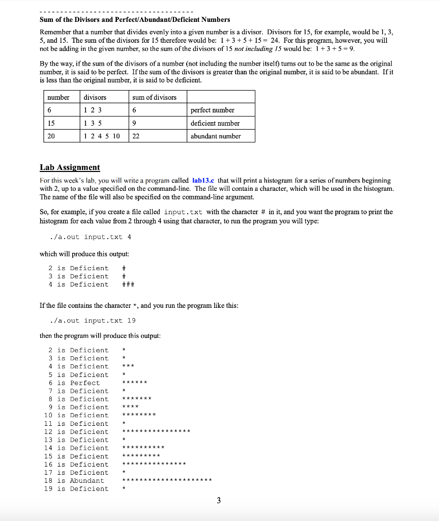 will gain some experience with * command-line arguments using sscanf () to