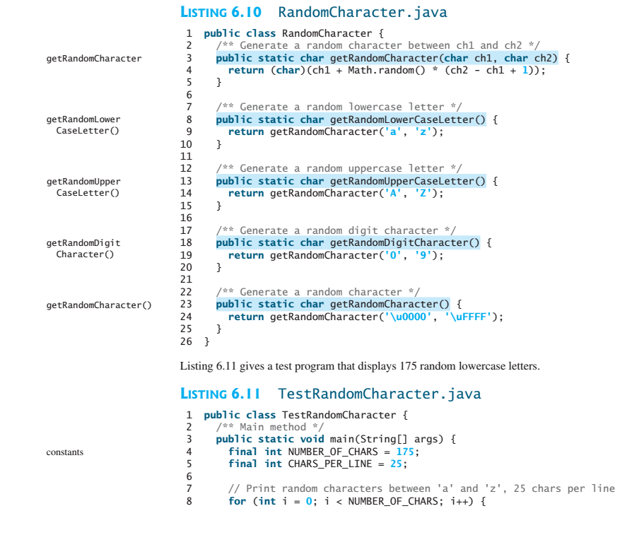 implement the specified methods. The second program (called TestMyTriangle) is to test