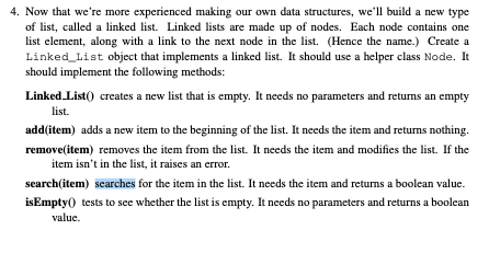 Could you please help me with creating a Doubly Linked List following