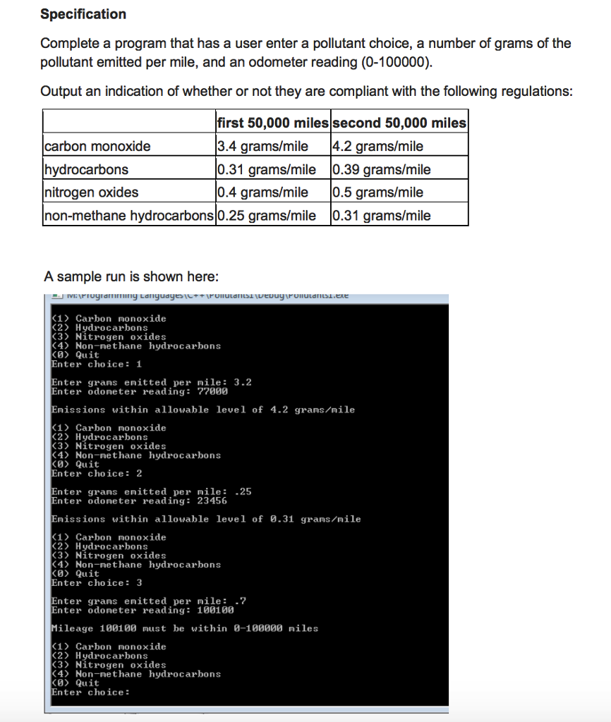 Please I need help with this again. I already started the program