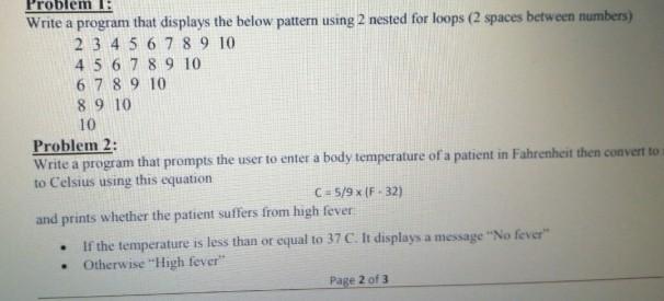  please write p1 and p2 in java using netbeans Problem: Write