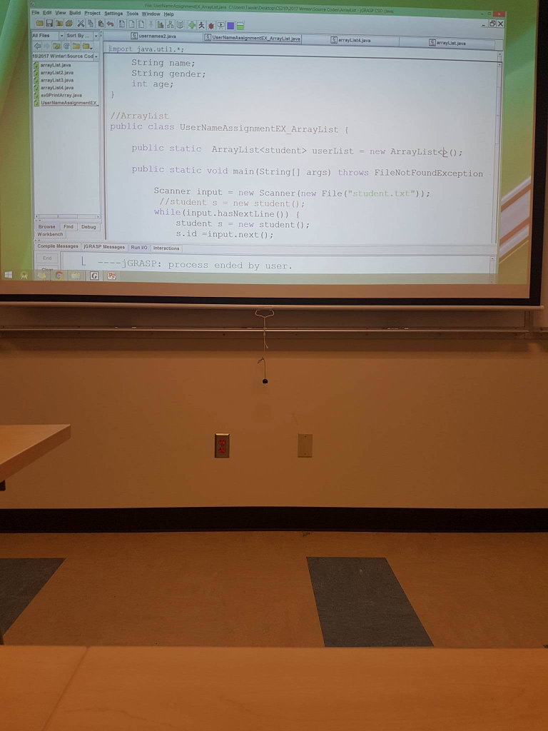 class with this program , like class sting id; sting ...; 1.