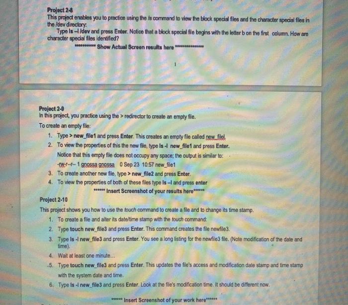 2-1 Use the ls -l command to view the content of the