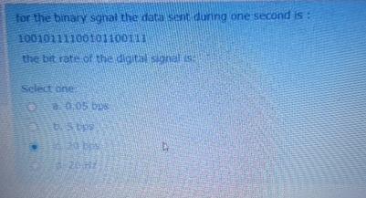  For the binary sgmat the data sent dunng one second is