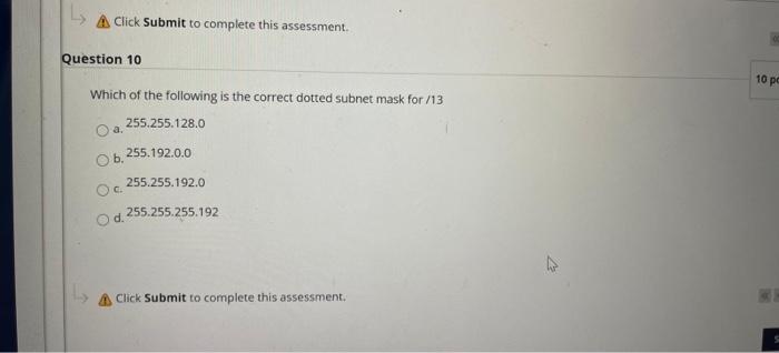 network address. How many bits will you borrow to create the subnets.