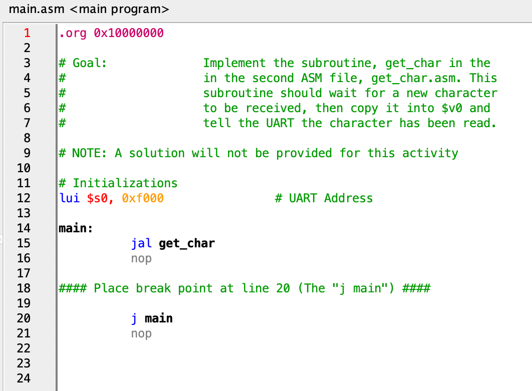 ANSWER IN PLP ASSEMBLY CODE ONLY I need help getting a UART