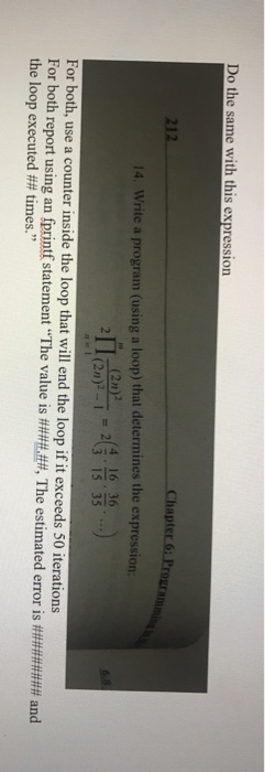  Solve this problem using Matlab Do the same with this expression