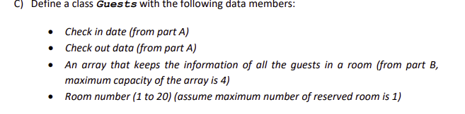  the part a is this -> A) Define a class Date
