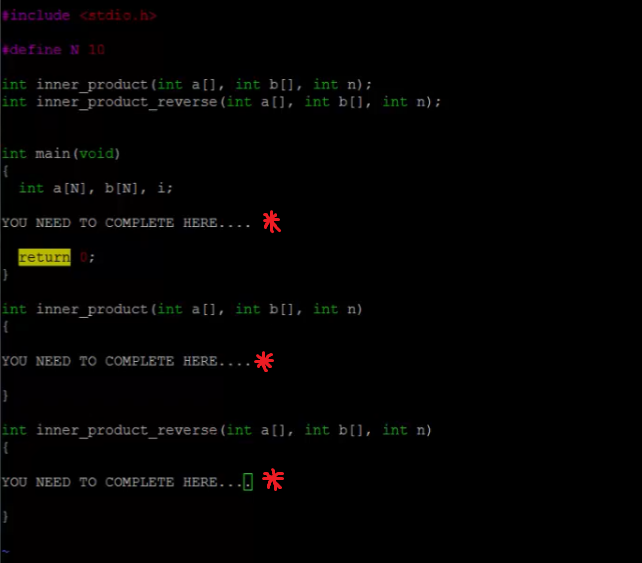 Write a program that calls two functions in the main program namely