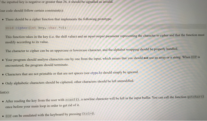 4.2 Caesar cipher In addition to (unintentionally?) giving his name to a