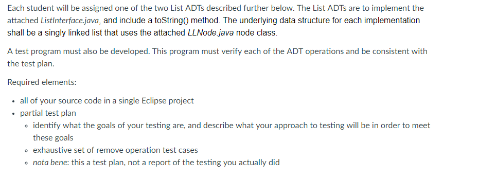  public class LLNode { private E info; private LLNode next; public