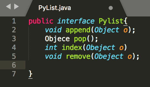  (Please give me that code directly)Please make Python-like list in Java.