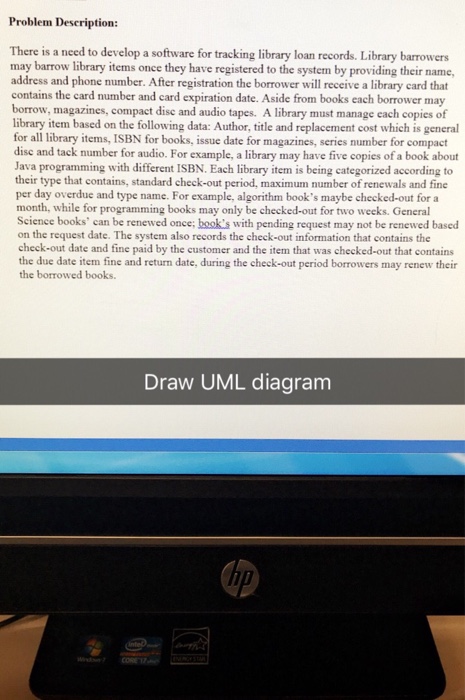  Problem Description: There is a need to develop a software for