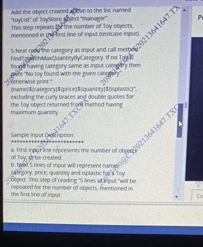 time ou Question Text Program Editor Title Toy based application to do
