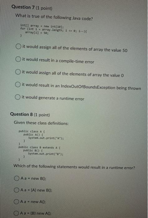 statement: bnew 4AB OA4B AB4 None of the above Question 2 (1