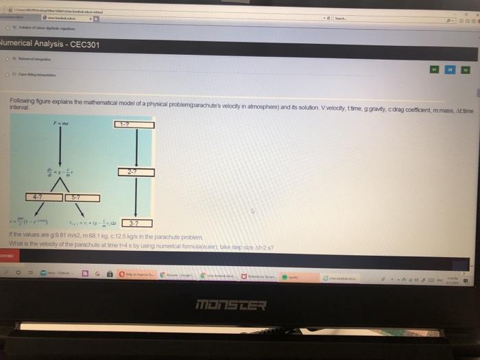  Subject is numrical analysis .. please just final answer without sloution