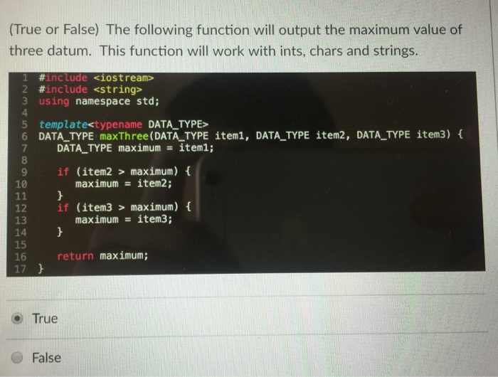 function itself. There's no particular difference in how the parameters are defined