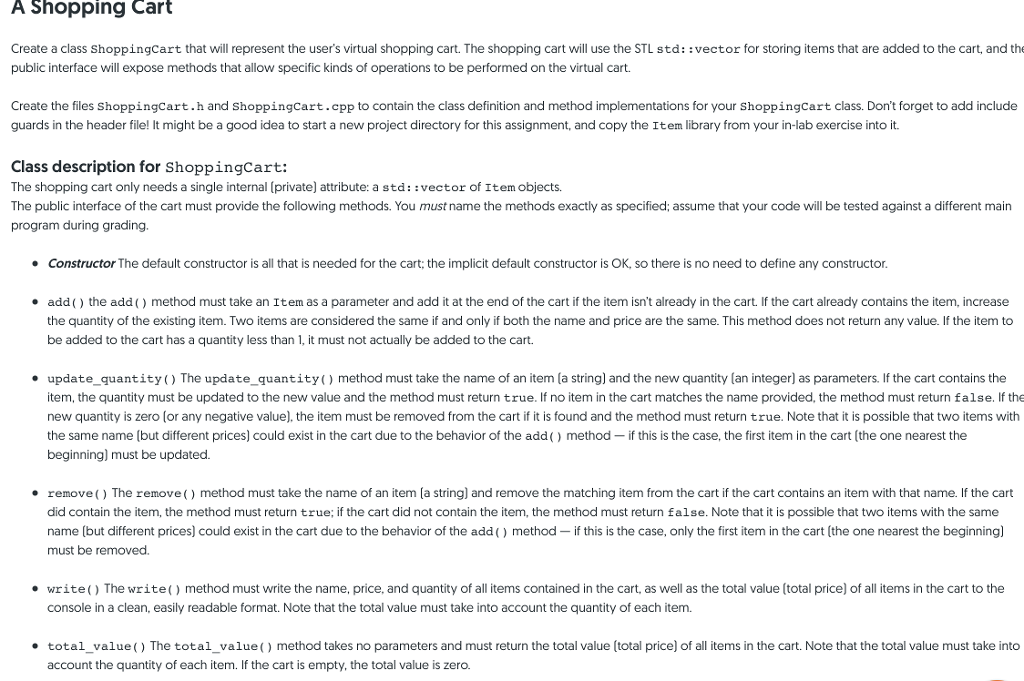 c++ problem need c++ format ------------------------------------------------------------------- #ifndef ITEM_H #define ITEM_H #include class