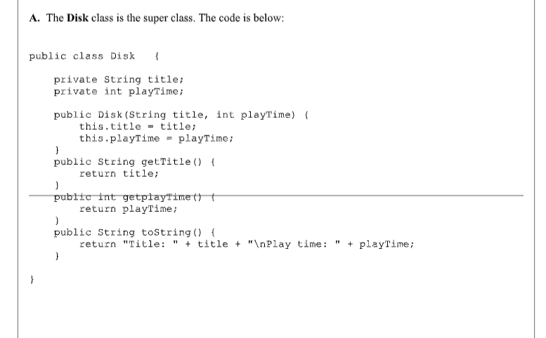 [20 points] Implement the class Audio only. The code of the classes