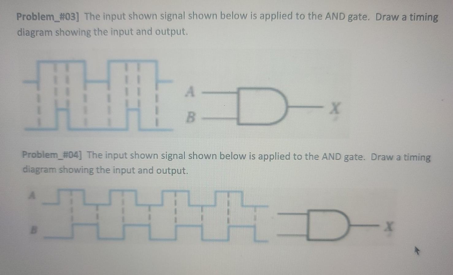 solve it Problem_#03] The input shown signal shown below is applied to