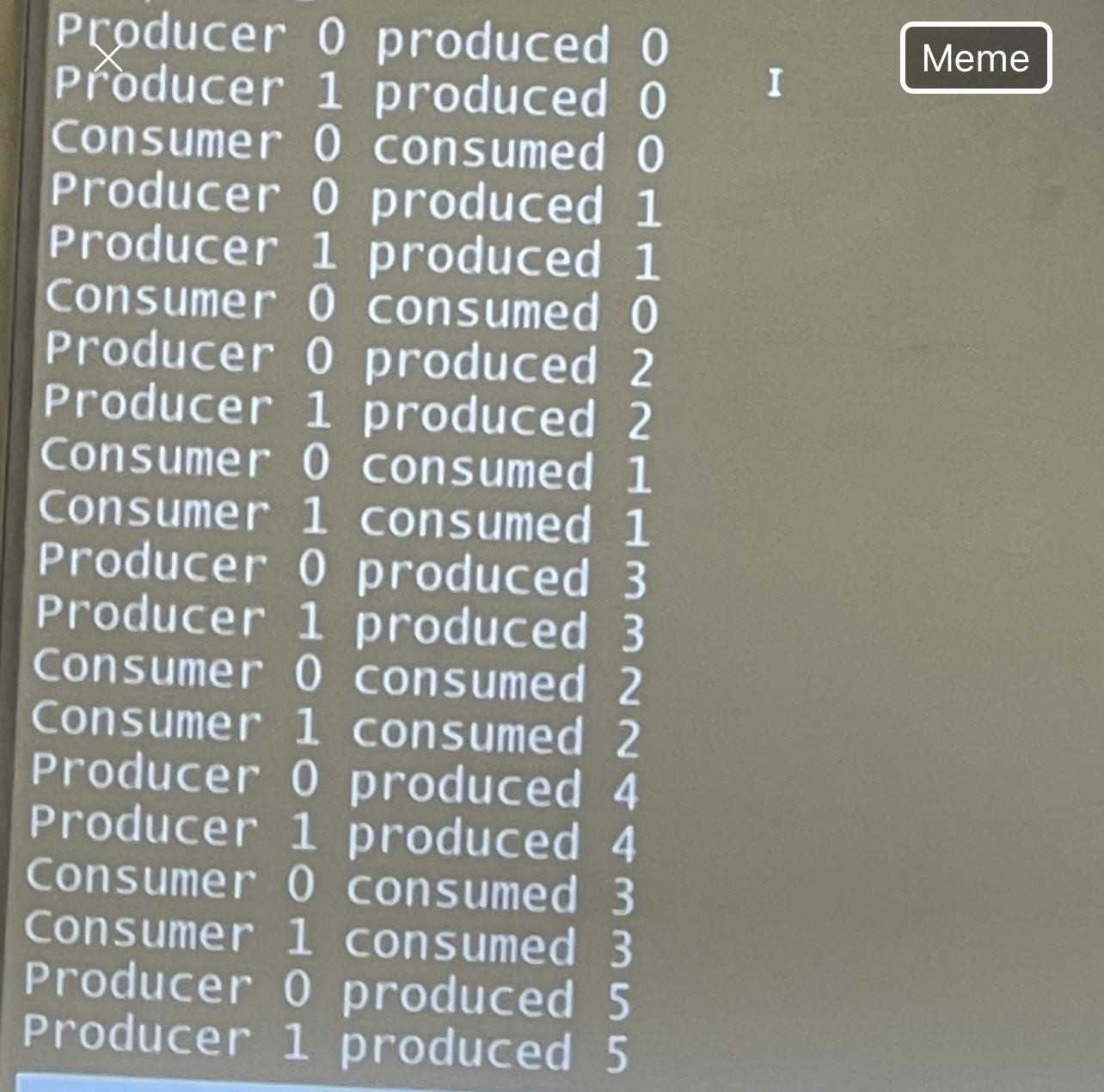  This assignment will task students with managing the producer and consumer