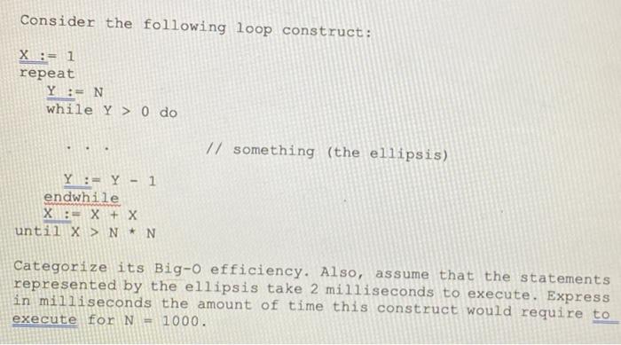 Need a second opinion on this Data & File Structures problem. Consider
