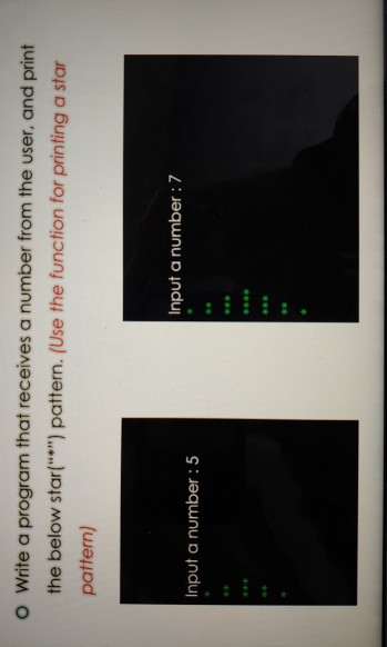  how can i solve this in python o Write a program