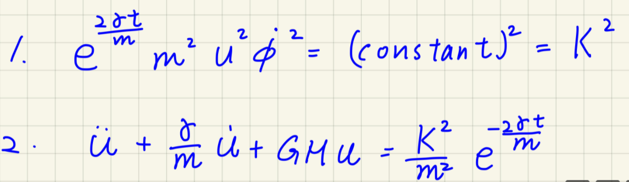 I wanted to solve these two equations in python, but the program