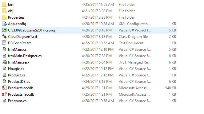{ // Get the connection string from an external file public static