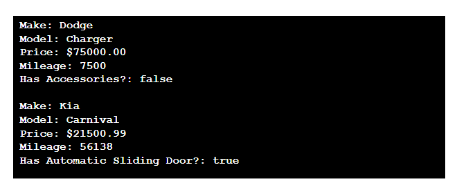super class. Follow the instructions below. Define a class, with an identifier