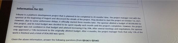  Information for 22: Tribune is a platform development project that is