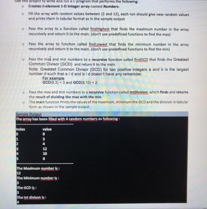  Use this project to write and run a C program that