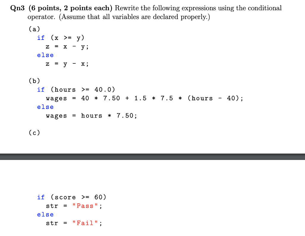Please write in JAVA and copiable code Qn3 (6 points, 2 points